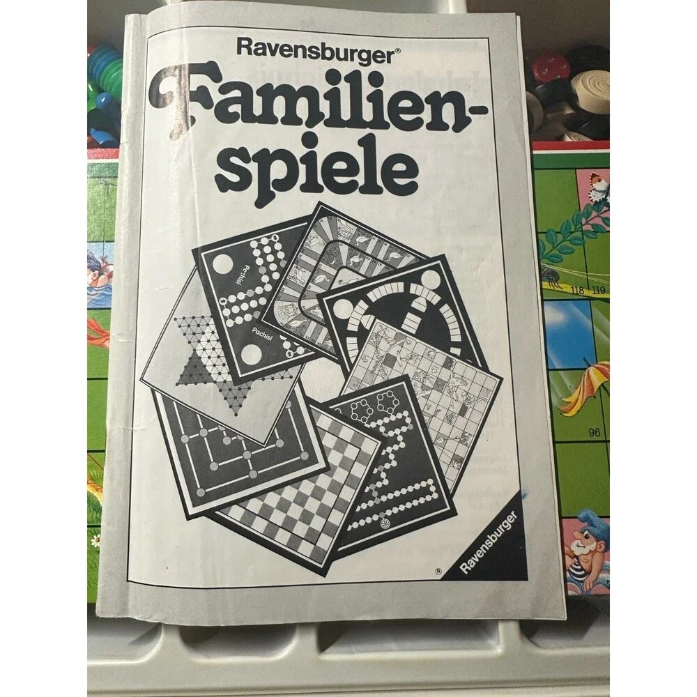 Ravensburger Familienspiele German Family Classic Games Collection 1986 Vintage‎